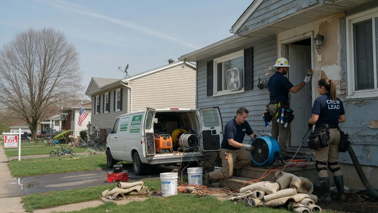 Flood Cleanup in Walnut Hill, IL near me